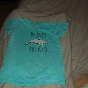 “Floaty potato” manatee shirt